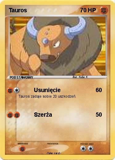 Pokemon Tauros