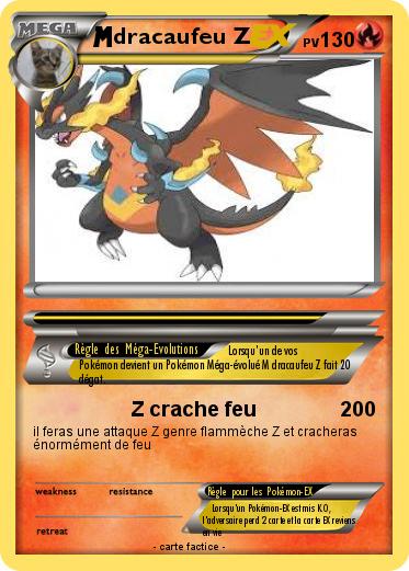 Pokemon dracaufeu Z