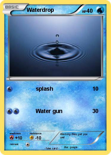 Pokemon Waterdrop