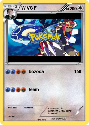 Pokemon W VS F
