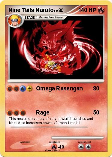 Pokemon Nine Tails Naruto