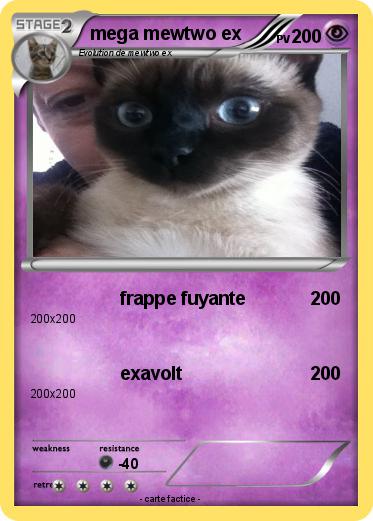 Pokemon mega mewtwo ex