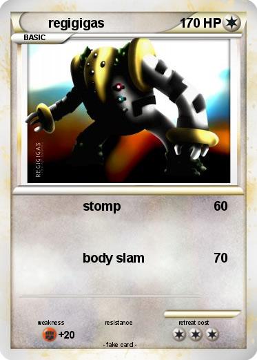 Pokemon regigigas