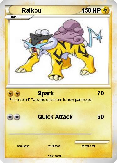 Pokemon Raikou
