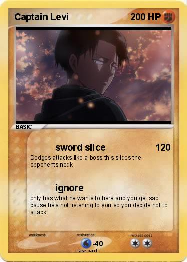 Pokemon Captain Levi