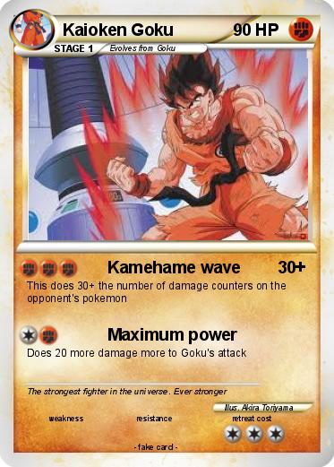 Pokemon Kaioken Goku