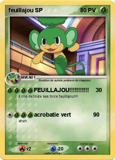 Pokemon feuillajou SP