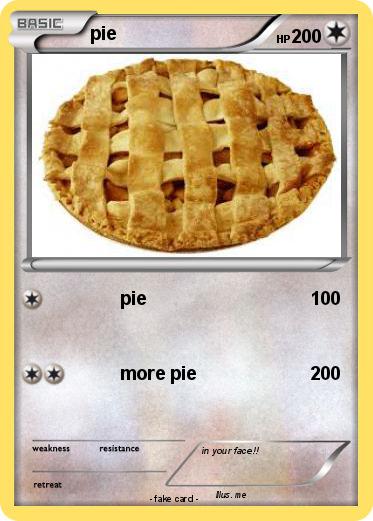 Pokemon pie