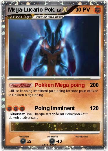 Pokemon Mega-Lucario Pok.