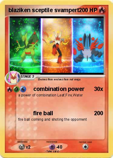 Pokemon blaziken sceptile svampert