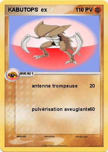 Pokemon KABUTOPS  ex