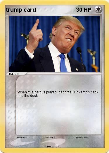 Pokemon trump card