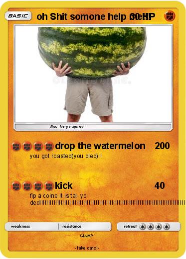 Pokemon oh Shit somone help me!!!