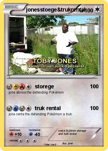 Pokemon jonesstoege&trukrental