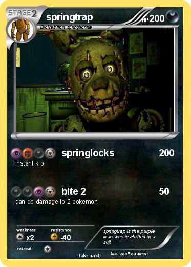 Pokemon springtrap