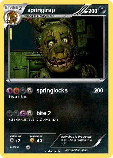 Pokemon springtrap