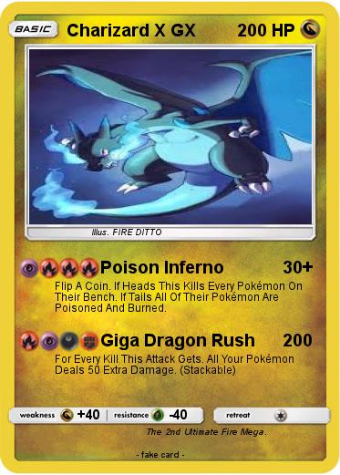 Pokemon Charizard X GX
