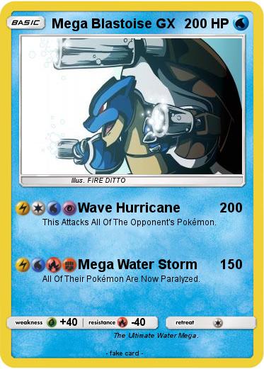 Pokemon Mega Blastoise GX