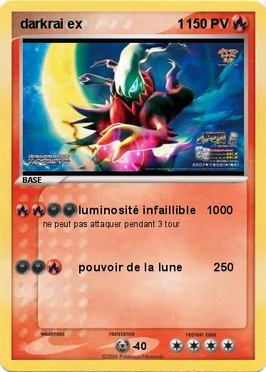 Pokemon darkrai ex                          1