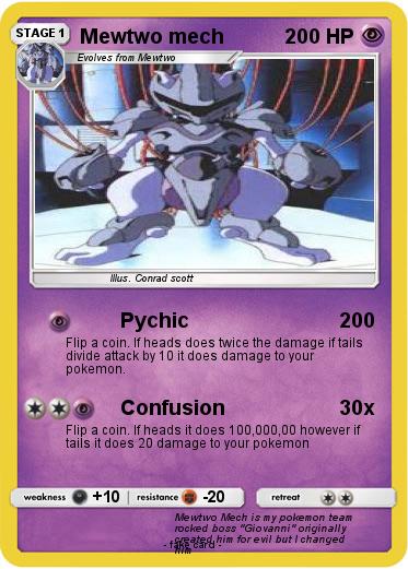 Pokemon Mewtwo mech
