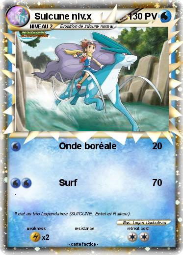 Pokemon Suicune niv.x