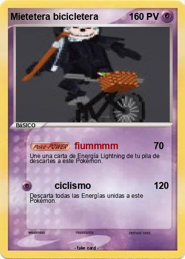 Pokemon Mietetera bicicletera