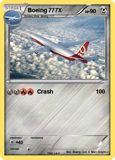 Pokemon Boeing 777X