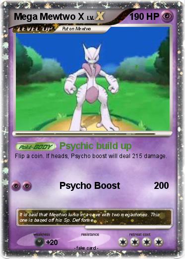 Pokemon Mega Mewtwo X