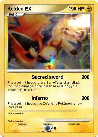Pokemon Keldeo EX