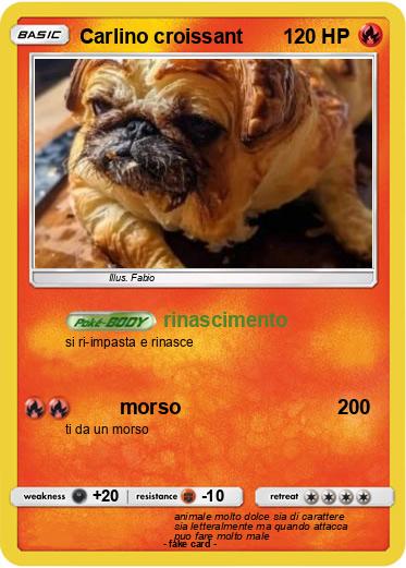 Pokemon Carlino croissant