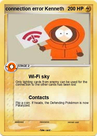 Pokemon connection error Kenneth