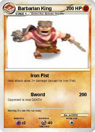 Pokemon Barbarian King