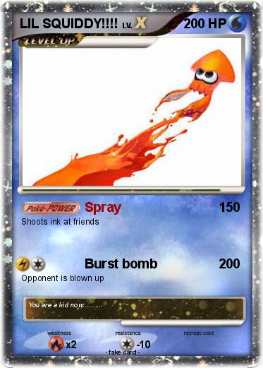 Pokemon LIL SQUIDDY!!!!