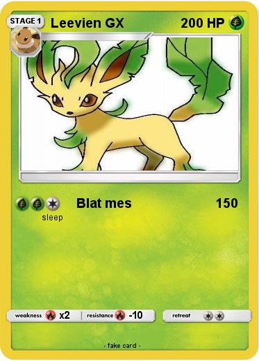 Pokemon Leevien GX