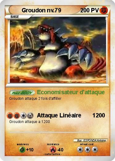 Pokemon Groudon nv.79