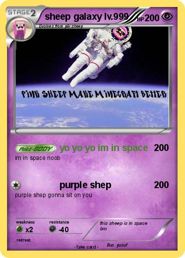 Pokemon sheep galaxy lv.999
