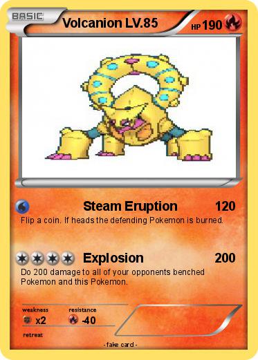 Pokemon Volcanion LV.85