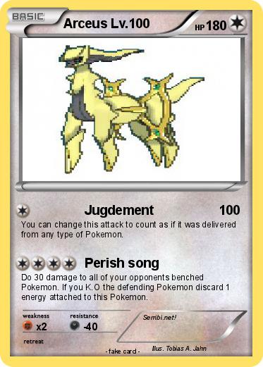 Pokemon Arceus Lv.100