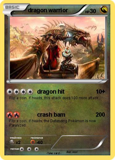 Pokemon dragon warrior