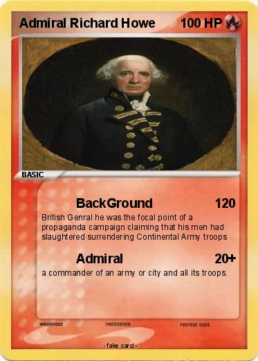 Pokemon Admiral Richard Howe