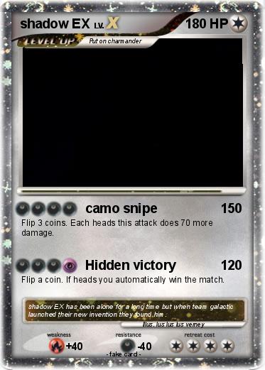 Pokemon shadow EX