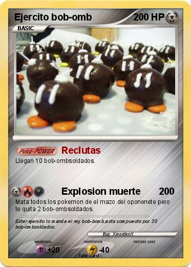 Pokemon Ejercito bob-omb