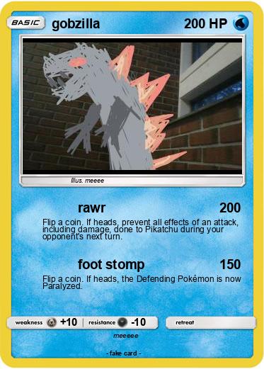 Pokemon gobzilla