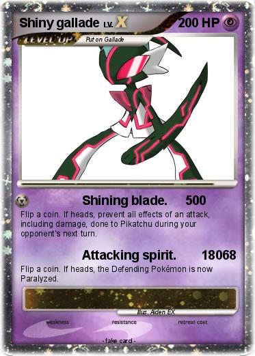 Pokemon Shiny gallade
