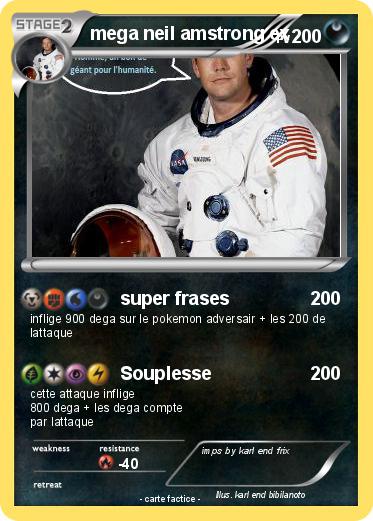 Pokemon mega neil amstrong ex