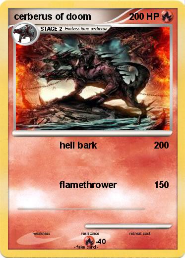 Pokemon cerberus of doom