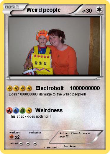Pokemon Weird people