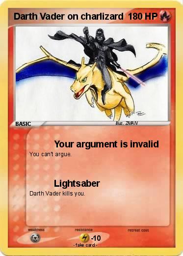 Pokemon Darth Vader on charlizard