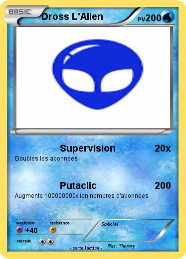 Pokemon Dross L'Alien