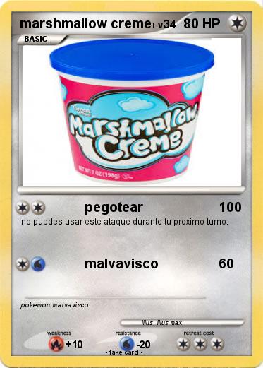 Pokemon marshmallow creme